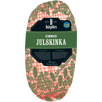 Julskinka Färsk Rimmad ca 3,2kg Dalsjöfors.