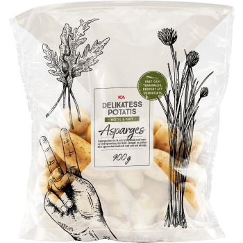 Delikatess Asparagespotatis 900g Klass 1 ICA.