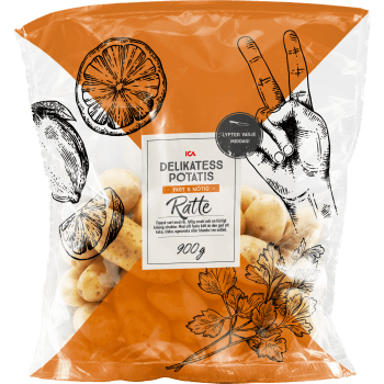 Delikatesspotatis Ratte 900g Klass 1 ICA.