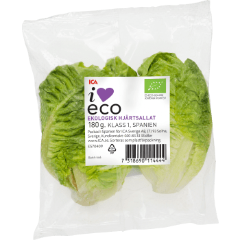 Hjärtsallad Eko 180 g klass 1 ICA I love eco.