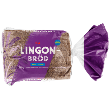 Lingonbröd 500g ICA.
