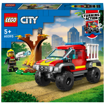 LEGO City Räddning med fyrhjulsdriven brandbil 60393.
