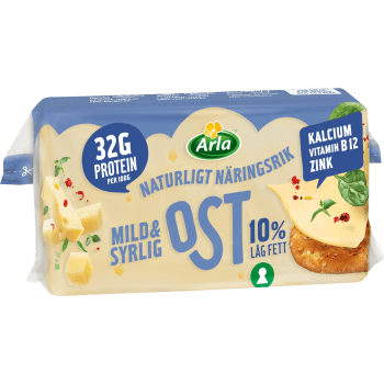 Mild & Syrlig ost ca 500g Arla.
