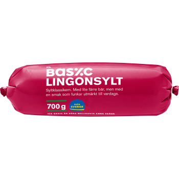 Lingonsylt refill 700g ICA Basic.