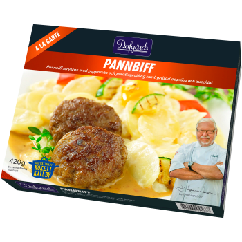 Pannbiff 420g Dafgårds.
