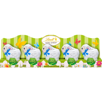 Choklad Easter Mini Sheep 5-p 50g Lindt.