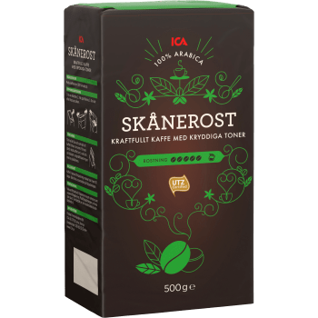 Bryggkaffe Skånerost 500g ICA.