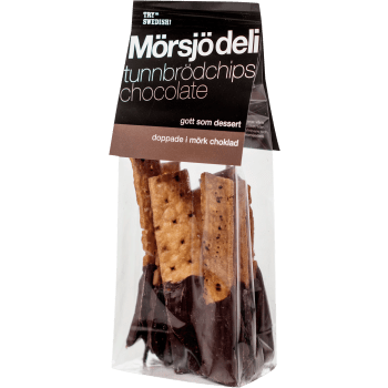 Tunnbrödschips Choklad Mörsjö Deli 100g Hugo Ericson Ost.