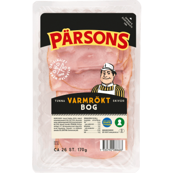 Bog Varmrökt Tunna Skivor 170g Pärsons.