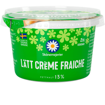 Crème fraiche Lätt 13% 2dl Skånemejerier.