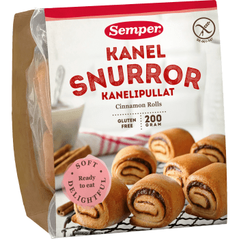 Kanelsnurror Glutenfritt 200g Semper.