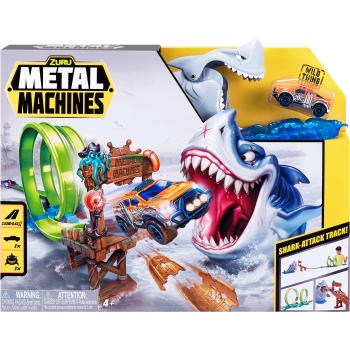 Bilbana med bil och haj Metal Machines.