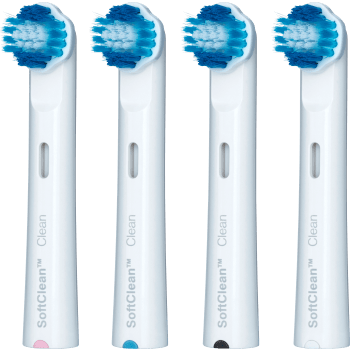 Tandborstrefill Clean 4-pack Jordan.