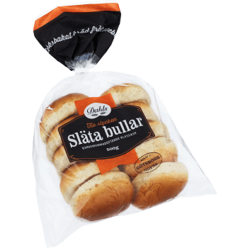 Släta Bullar 10-pack 500g Dahls Bageri.