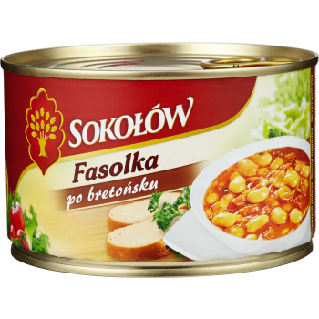 Bönor fläsk & bacon Färdigmat 400g Sokolow.