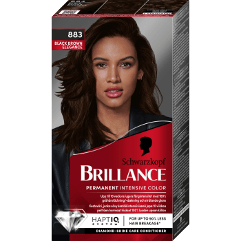 883 Black brown Hårfärg 1-p Brillance Schwarzkopf.