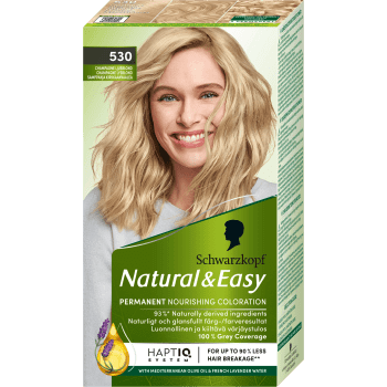 Hårfärg Natural & Easy Champagne Ljusblond 530 1-p Schwartzkopf.
