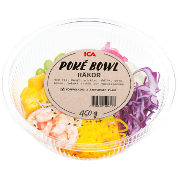 Poké bowl räkor 450g ICA.