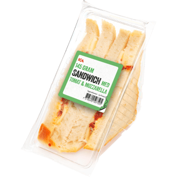 Sandwich med Tomat & Mozarella 145g ICA.
