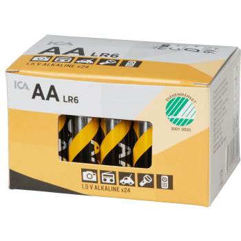 Batteri AA/LR6 24p ICA.