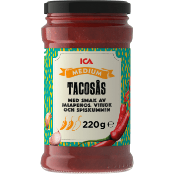 Tacosås Medium 220g ICA.