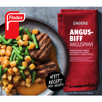 Angusbiff 380g Findus.