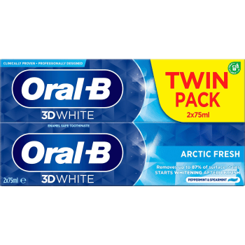Tandkräm 3DWhite Artic Fresh 2-p 75ml Oral-B.
