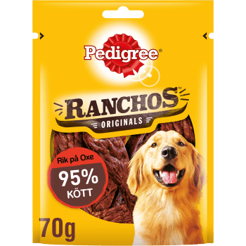Hundgodis Ranchos Oxe 70g Pedigree.