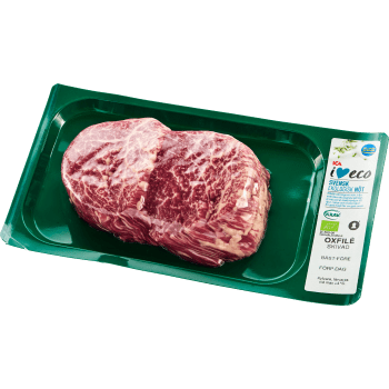 Oxfilé Färsk skivad ca 375g KRAV ICA I love eco.