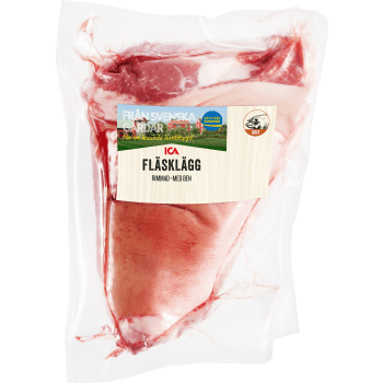 Fläsklägg Färsk med ben rimmad ca 1,4kg ICA.