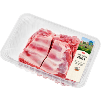 Revbensspjäll Färska Tjocka Knäckta ca 850g ICA.