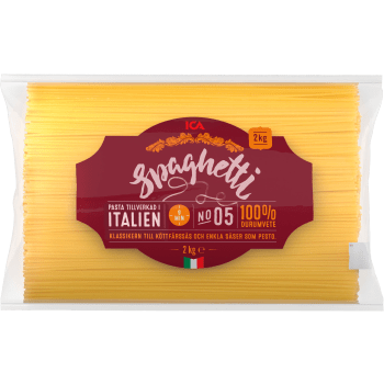 Spaghetti 2kg ICA.
