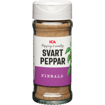 Svartpeppar Finmalen 43g ICA.