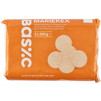Mariekex 600g 3-p ICA Basic.