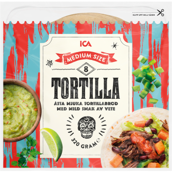 Tortilla Medium 8-p 320g ICA.