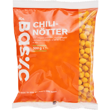 Chilinötter 500g ICA Basic.