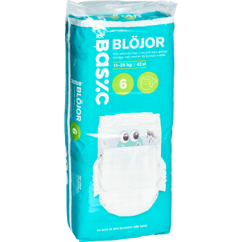 Blöjor 11-25kg 42-p ICA Basic.