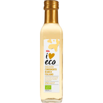 Vitvinsvinäger Ekologisk Condimento Bianco Italiano 250ml ICA I love eco.