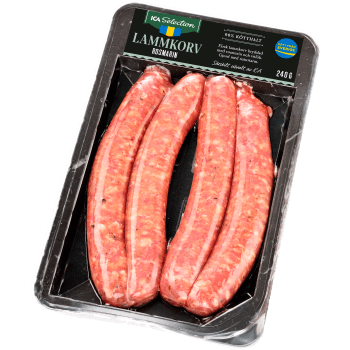 Lammkorv rosmarin 240g ICA Selection.