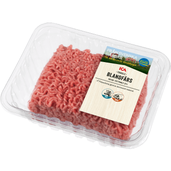 Blandfärs Färsk 50/50 21% 500g ICA.