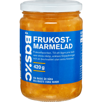 Frukostmarmelad 420g ICA Basic.