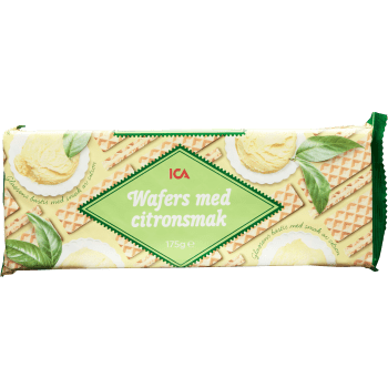 Wafers Citronsmak 175g ICA.