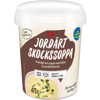 Jordärtskockssoppa med bitar 475g ICA.