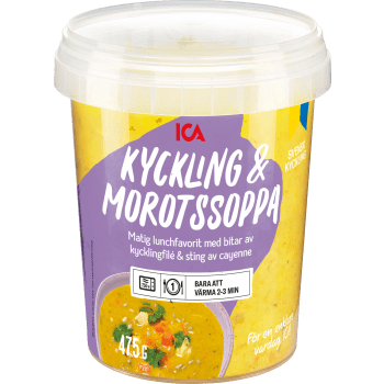 Kyckling och Morotssoppa 475g ICA.