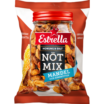 Nötmix Honung & Salt Mandel 175g Estrella.