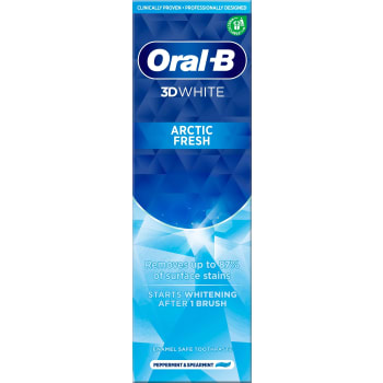 Tandkräm 3DW Arctic fresh 75ml Oral-B.