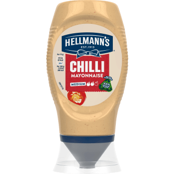 Majonnäs med chilli 250ml Hellmann's.