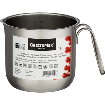 Måttkastrull 1l Gastromax.