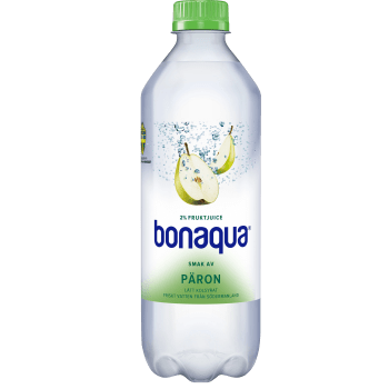 Vatten Kolsyrad Päron 50cl Bonaqua silver.