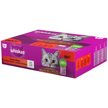 Kattmat 1+ Classic meals 60-p Whiskas.